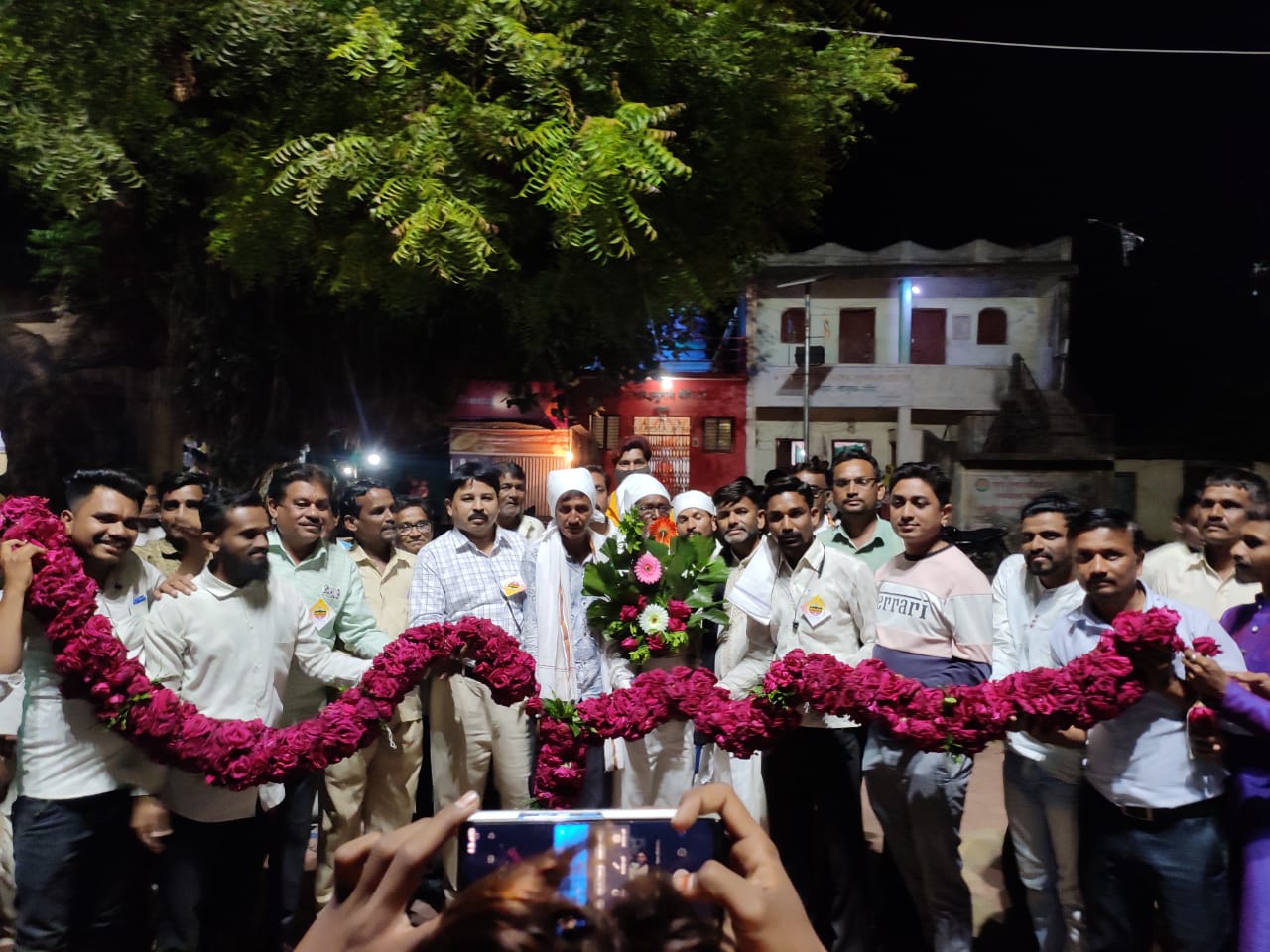 आदिवासी तडवी भिल समाज जोडो पदयात्रेचा लोहारा येथे थाटात स्वागतोत्सव