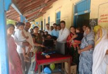 विराज देवकांत पाटील यांच्या पहिल्या वाढदिवसानिमित्त जिल्हा परिषद मराठी मुलांची शाळा विरावली येथे संगणक भेट