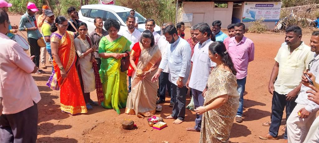 आमदार उमा ताई खापरे यांच्या हस्ते कोळथरे गावात विविध विकासकामांचे भूमिपूजन संपन्न!