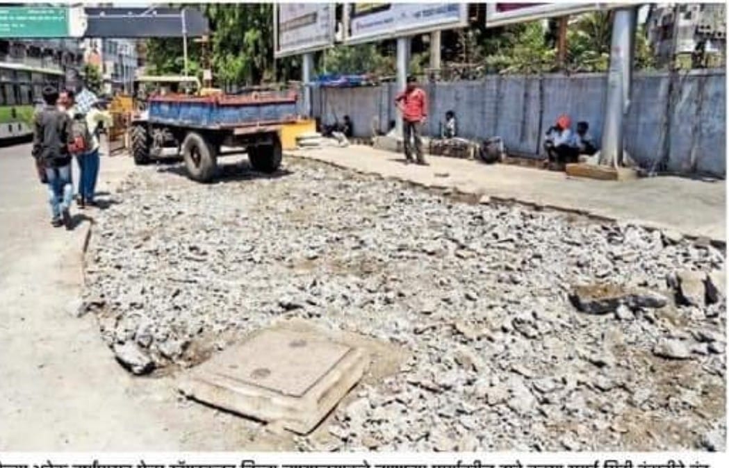 आंदोलन इशार्यानंतर स्मार्ट सिटीला जाग, अखेर सिबीएस वरील सिग्नल डाव्या बाजूला जाण्यासाठी रस्ता केला मोकळा,