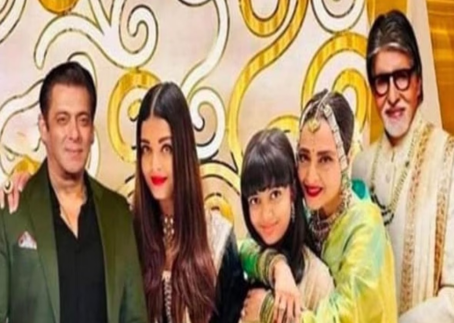 Bollywood: रेखा:अमिताभ, सलमान:ऐश्वर्या एकत्र जन्मो के साथी हम साथ साथ है...!