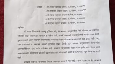 कळवण येतील शेतकऱ्यांनी शेतीमालाला योग्य भाव मिळत नाही म्हणून दिला प्रांतधिकारी यांना निवेनाद्वारे आत्महत्या करण्याचा दिला इशारा