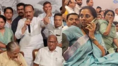 Mumbai Diary: Sharad Pawar: सुप्रिया तू अजिबात बोलू नको..अजित पवार.. पवारांच्या राजीनाम्याच्या घोषणे नंतरचे नाट्य.. पहा व्हिडिओ..