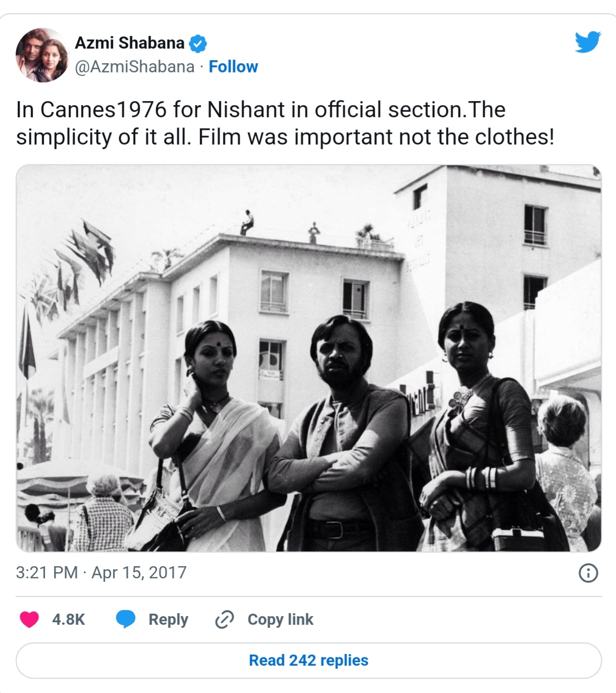 Cannes Film Festival: कपडे नाही तर चित्रपट महत्वाचा... शबाना आझमी