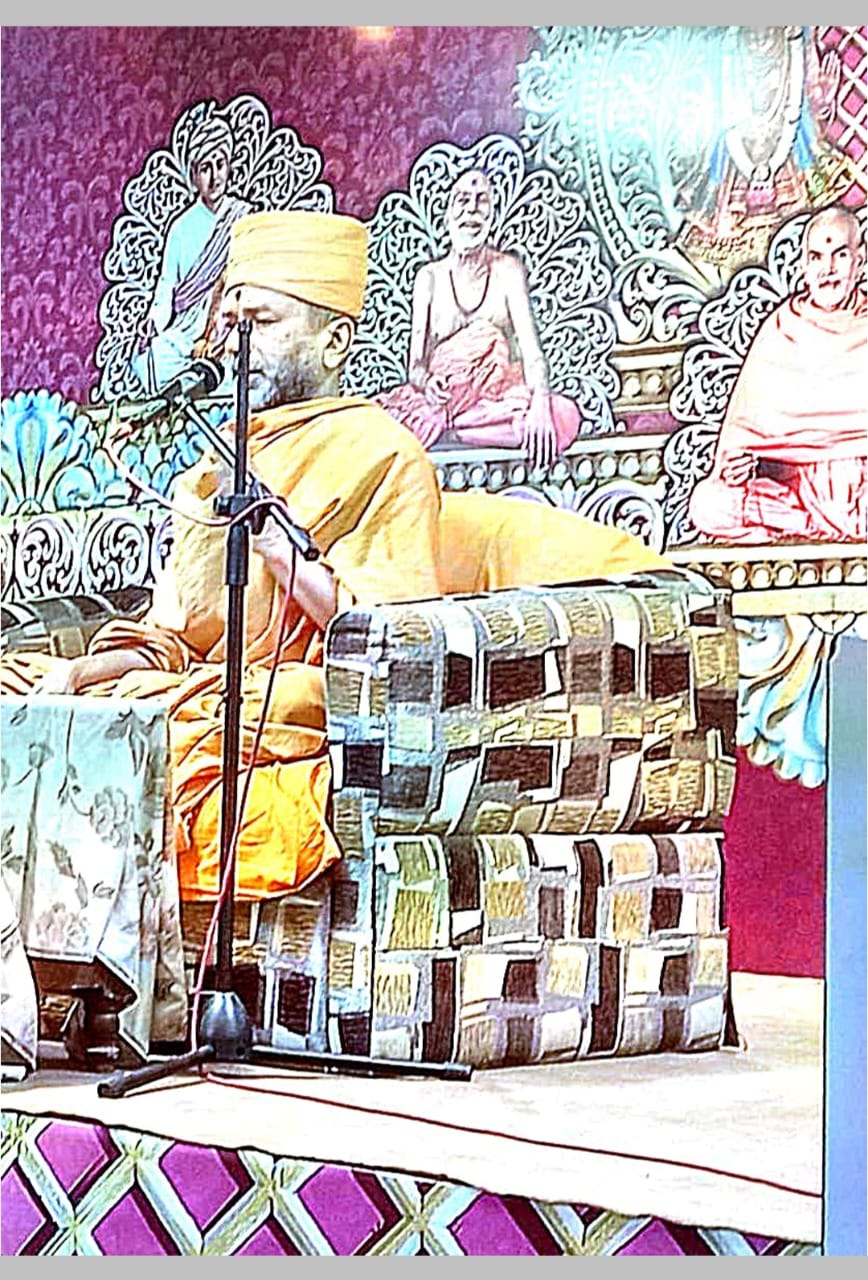 Amalner: परस्परातील द्वेषयुध्दी नष्ट होणेसाठी 'समत्व बुध्दियोग' जोपासण्याची आवश्यकता..प.पू. आनंद जीवन स्वामी