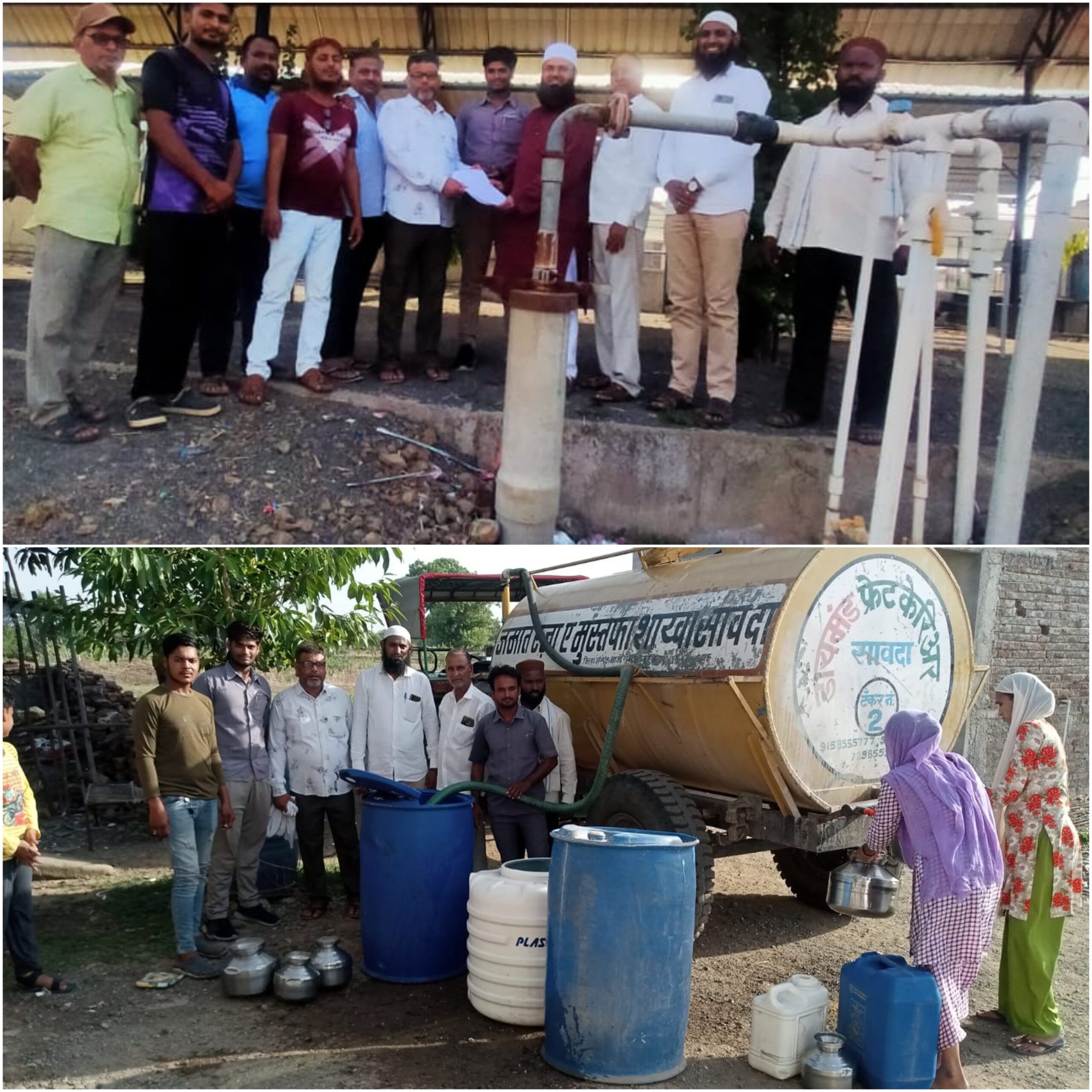 त्या टंचाई ग्रस्त भागांतील पाण्याची समस्या अखेर लागली मार्गी-समाजसेवक सोहेल खान