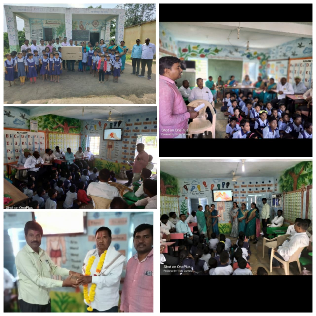 दिलेला शब्द खरा ठरवत बंडगरसाहेबांनी २५ हजाराचा Android Tv वनगळी जिल्हा परिषद शाळेस सुपूर्द केला