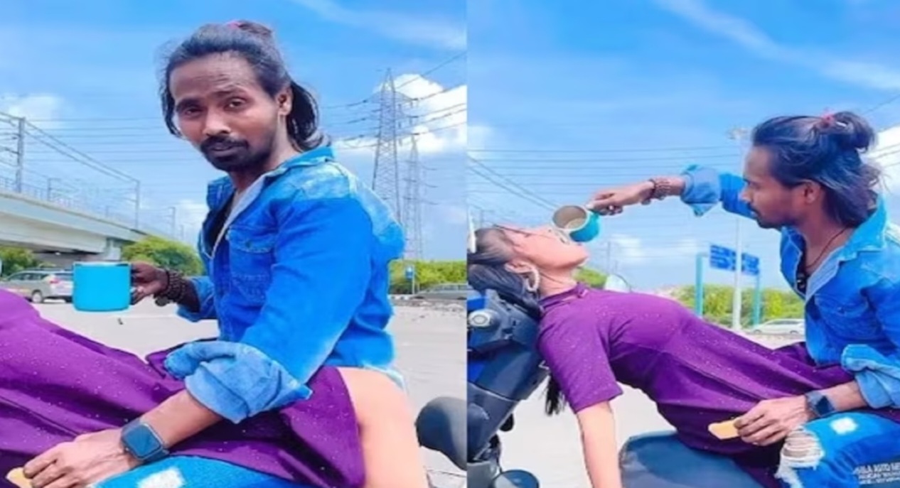 Viral Katta: तरुणीच्या तोंडात ओतला चहा आणि... केलं धक्कादायक विचित्र कृत्य.. पहा व्हिडिओ...