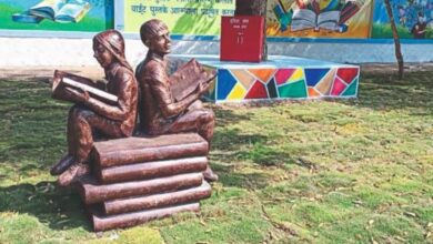 Jalgaon Live: या ठिकाणी साकारतोय "पुस्तकांचा बगीचा"... राज्यातील पहिला उपक्रम