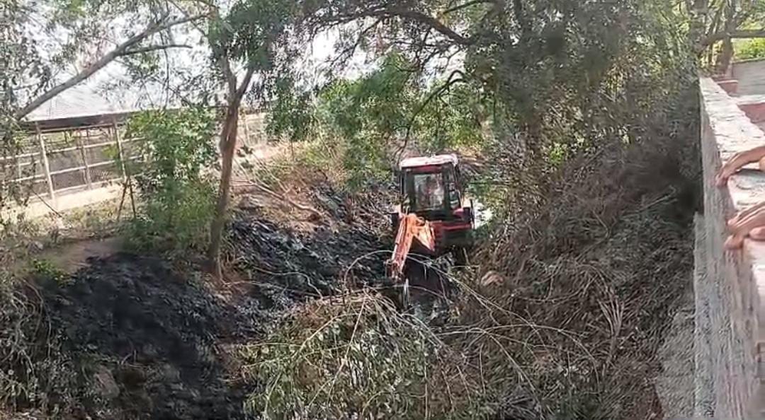 चांदवड नगरपरिषद कडून नाले साफसफाईस सुरुवात
