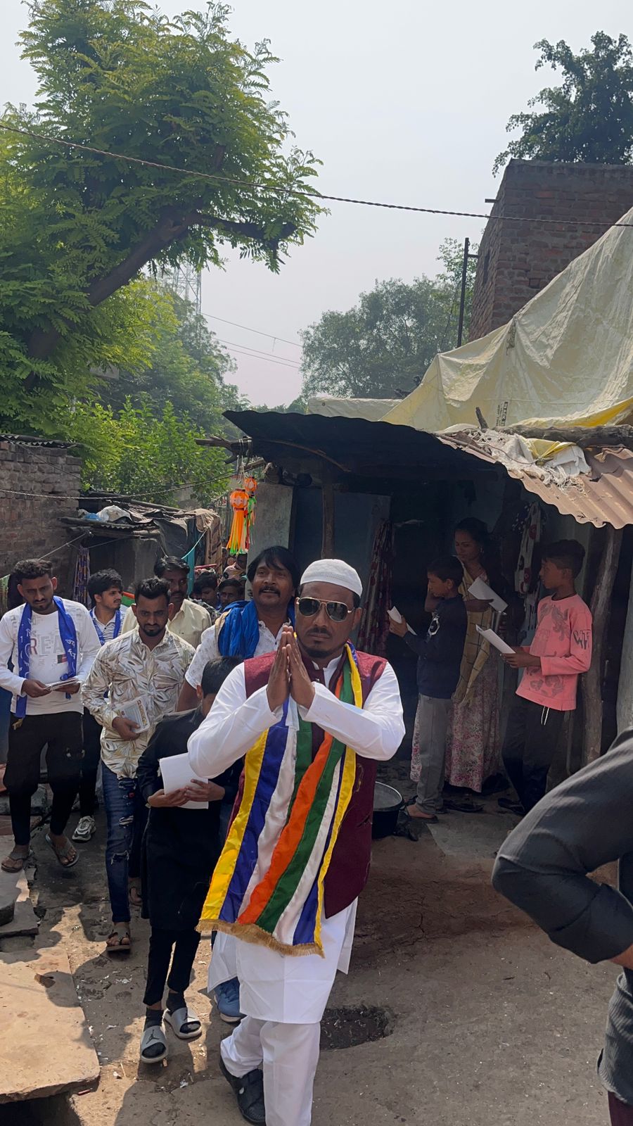 माझी उमेदवारी भाजपाला पाडण्यासाठी....हाजी मुश्ताक ..रावेर तालुक्यात प्रचाराला चांगला प्रतिसाद ..