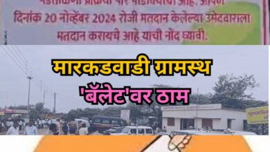 Maharashtra Election Live: EVM वर विश्वास नाही...गोळ्या झाडल्या, रक्तबंबाळ झालो तरी बॅलेट पेपर वर मतदान होईल मारकड वाडी ग्रामस्थांचा निर्णय...राज्याच्या इतिहासात मारकडवाडी नोंदल गेले.. शासनाकडून जमावबंदी तगडा बंदोबस्त