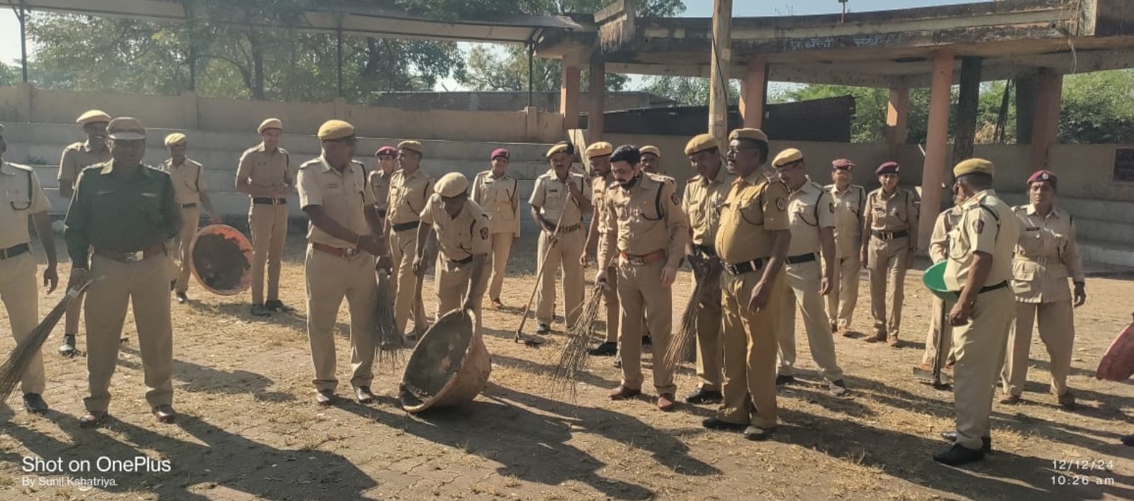 होमगार्ड स्थापना दिनानिमित्त फैजपुरात स्वच्छता अभियान